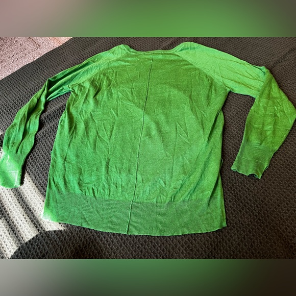 Zara | Green Three Quarter Sleeve Knit - Picture 4 of 13